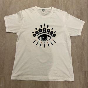 KENZO Paris Tiger Eye Tee White